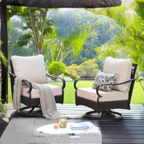 Wayfair swivel discount rocker patio chairs